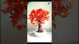 Making of Mapel Tree #clayart #art #shorts #short