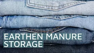 Earthen manure storage