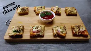 Easy starter recipe | Paneer tikka bite | easy & quick recipe