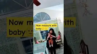 Baby weight check simple hack at home #youtubeshorts #shorts #baby  #viral #lekeprabhukanaam