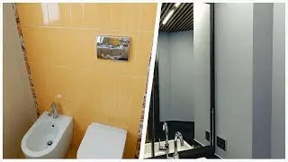 75 Orange Floor And Pink Floor Powder Room Design Ideas You'll Love ♡