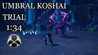 DAUNTLESS - UMBRAL KOSHAI TRIAL - SOLO 1:34 - CHAIN BLADES