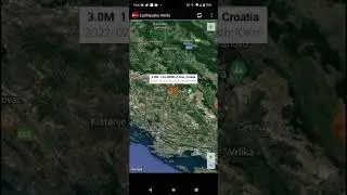 3.0 Earthquake Knin, Croatia 2-24-22