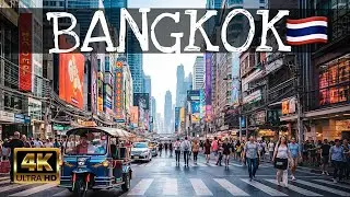 4K HDR | 🇹🇭 Bangkok City Walking Tour | Thailand 🇹🇭