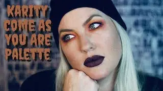 Karity Come As You Are Pallete + lip swatches - 90's Grunge Makeup - Sarah Sargent