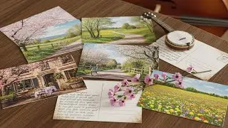 Postcards in Spring | Indie Folk Acoustic, Banjo Love Song & Countryside Vibes