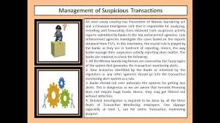 Why should we manage suspicious transactions?
