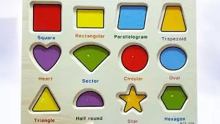Learning shape recognition for children through puzzle games, and more
