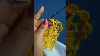 Realiza esta hermosa puntilla en vídeo corto, num 98 para servilletas.#fypシ #tutorial #parati