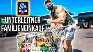 Kompletter Aldi Wocheneinkauf von Familie Unterleitner