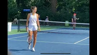 Emma Raducanu trained by her new coach like a newbie at Citi Open 2022