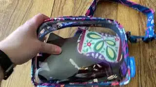 Vera Bradley Clearly Colorful Stadium Crossbody Review