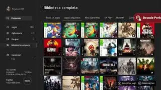 Minha biblioteca xbox outubro de 2025