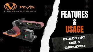 VOLTZ VZ-DS-500 Electric Belt Grinder Sander 6 Inch Electric Belt & Disc Sander 500W 2980 RPM
