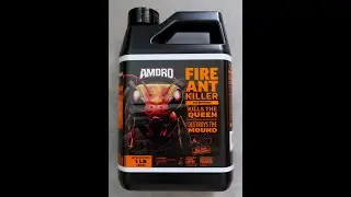 Fire Ant Mound versus AMDRO. (8/18/2024 Leland, NC)
