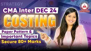 Secure 80+ Marks in CMA Inter 