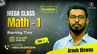 Math-1 II Mega Class II Part-1 ( Chapter 1 to 6)