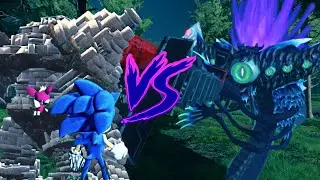🏯 Gaia Colossus VS Perfect Dark Gaia in Sonic Frontiers! 4K
