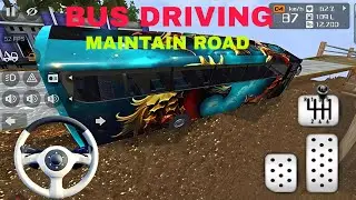 Extreme Offroad Bus Driving 🚍💥 Narrow Bridge Challenge