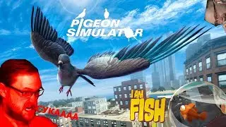 Куплинов угарает и психует в I am Fish и Pigeon Simulator