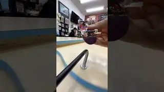 Fingerboarder misses his final trick 😱✌️🛹  #fingerboard #skateboarding #skate #techdeck