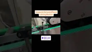 Automatic Horizontal Round Labeling Machine | Automatic Labeling Machine #shorts #machine