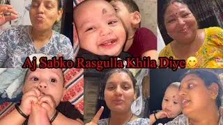 Jab Jo Man Kiya Banna Kar Kha Liya Aur Apko Bata Diya😁Aj Maine Banaya Rasgulla😋ll Foodie Gd ll