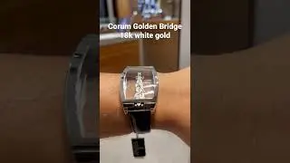 Corum Golden Bridge 18k white gold #corum #goldenbridge #watch #luxury #design #shorts
