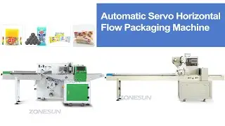 How to Use ZS-ZB350X Automatic Servo Horizontal Flow Packaging Machine