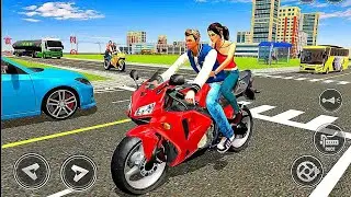 Bike Taxi Driving Simulator 3D | Ride a Passenger Motorbike | Android Gameplay