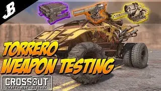 NEW Crossout Cabin TORRERO Weapon testing - Is it really OP???? Find out NOW!!!