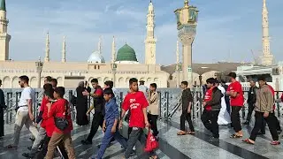 🔴masjide nabvi ki jiyarat full video watching amir ansari madina 12 January 2026