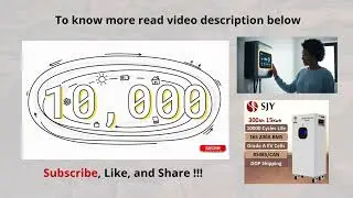 15kWh LiFePO4 Solar Battery: 10,000 Cycles, WiFi & Bluetooth