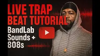 LIVE Dark Trap Beat Tutorial | Using BandLab Sounds + Custom Drums 🔥