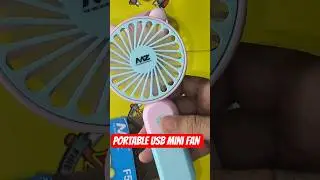 PORTABLE USB MINI FAN | Rechargeable fan #minifan #portablefan