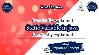 Practically explained static variable in java | static keyword in java | when to use static keyword?