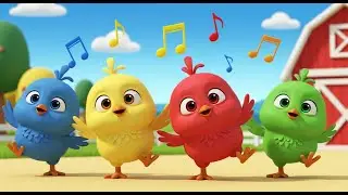 Os Pintinhos Coloridos da Fazendinha | 1 Hora de Música Infantil Para Cantar e Dançar