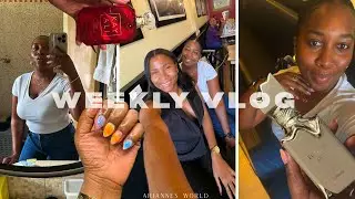 best friend date • luxury + affordable perfume haul ✨ • birthday nails 💅