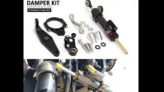 montage vérin de direction sur yamaha mt09 2021 (perso je l'ai redémonté car ça gène la conduite)