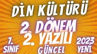 7. Sınıf Din Kültürü Dersi 2. Dönem 2. Yazılı Sınavı Soruları ve Cevapları 2023 Güncel YENİ