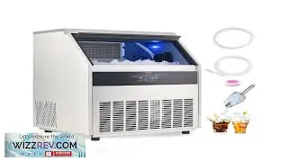 VEVOR 360lbs 24H Commercial Ice Maker Machine 88lbs Storage Capacity Ice Maker