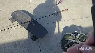 Meepo mini 2 skateboard Belmont pier fishing Bonito Long Beach California