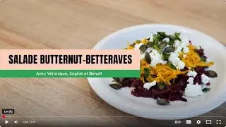 OUI CHANGE // Vid&eacute;os recettes // COURGE BUTTERNUT en salade