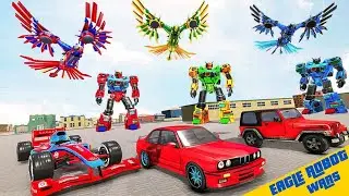 Eagle Robot Car Games &ndash; Formula Car Robot Games 2020 #2 - Android Gameplay FHD