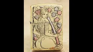 Samurai Anime Tatoo Girl