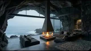 Smooth Jazz for the calm day | Secret Spaces, Ocean Views & Firelight (2 Hours)
