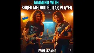 Jamming with Shred Method Guitar Player from Ukraine | High-Energy Metal Jam Session 🇺🇦