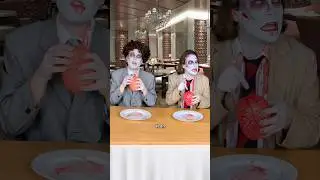 Zombie Brain Tasting 🧟&zwj;♂️ #comedy #zombie #shorts