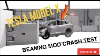 Tesla Model X Crash Test #12 (BeamNG.Drive Mod)