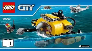 LEGO instructions - City - Deep Sea Explorers - 60093 - Deep Sea Helicopter (Book 1)